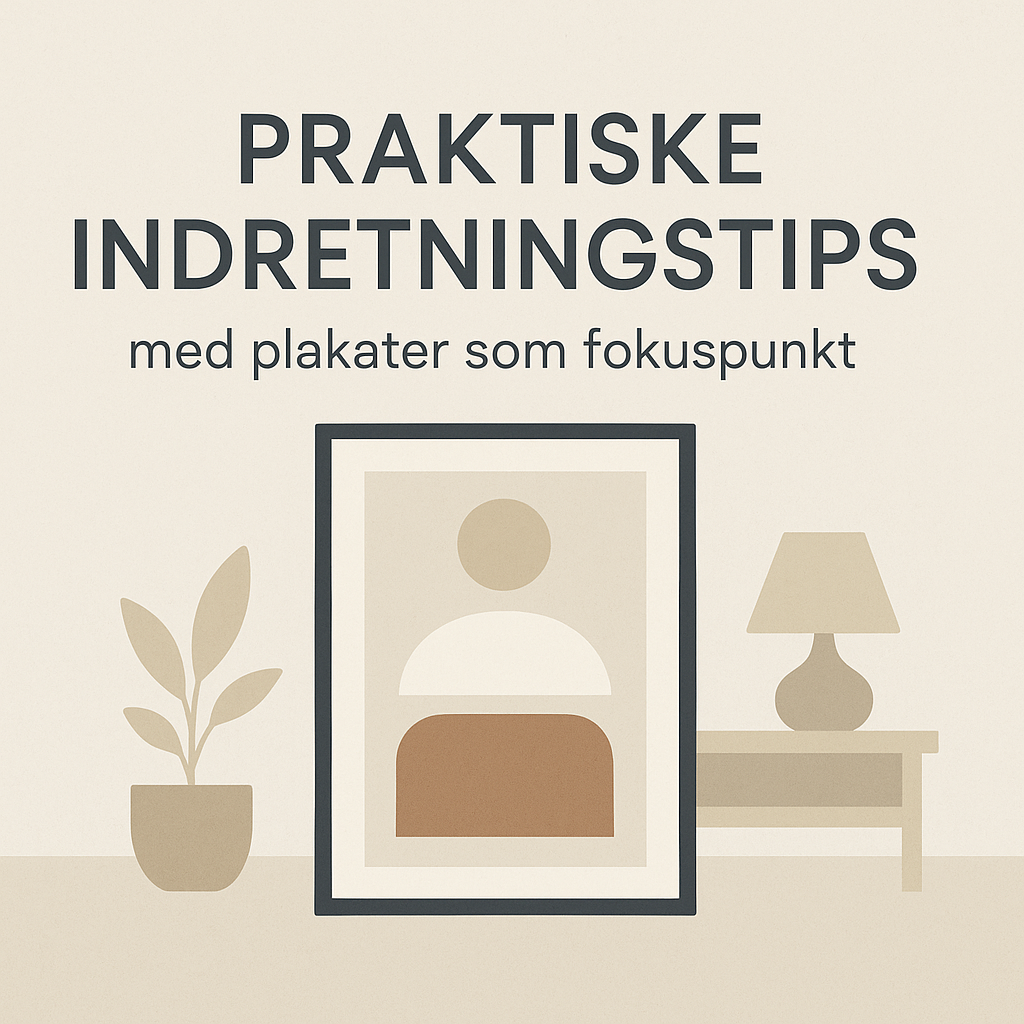 Plakater til indretning: små greb der gør stor forskel
